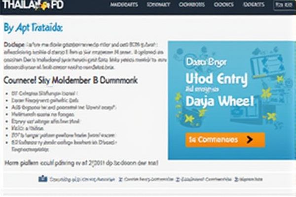 Data Entry Job Opportunities in Thailand